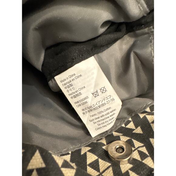 Kavu Keeper Crossbody Bag triangle tribal pattern brown tan western boho tote - Picture 4 of 4